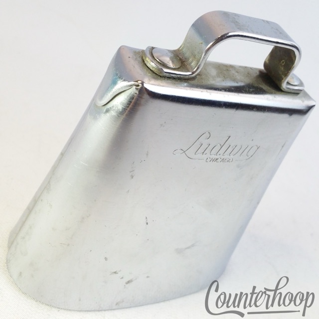 Ludwig Cowbell 4" Chicago Cow Bell USA Vintage 60s Super Classic* — main photograph