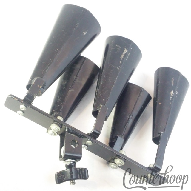 LP Agogo Bells - Dry Set Of 5 (LP580) Cowbells Latin Percussion w Eyelet Mount* — main photograph