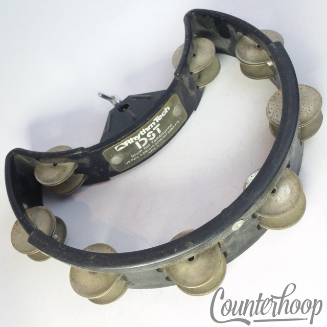 Rhythm Tech Tambourine, Black,10 inch (DST10) Percussion Accessory Instrument* — main photograph