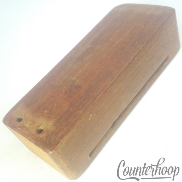 Leedy Wood Block 1-Ply Solid Mahogany Vintage 20s China Drum Set 7 3/8x2 7/8x2* — main photograph