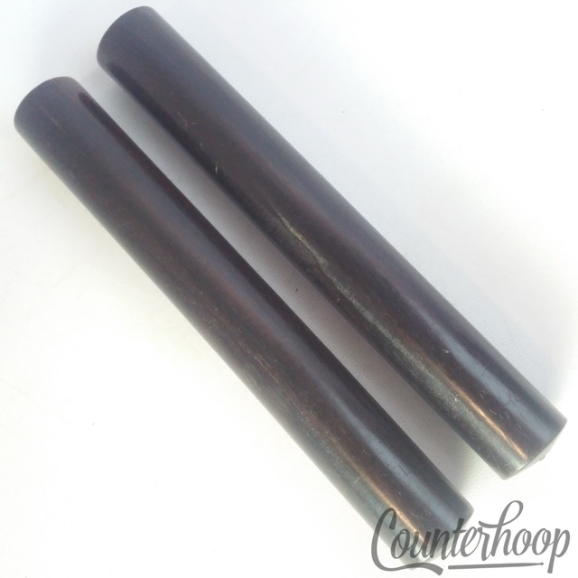 Ludwig Claves Pair Solid Rosewood Latin Percussion Sticks Accessories Vintage10s — main photograph