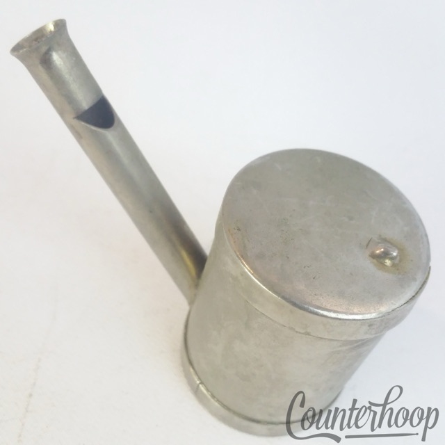 Whistle Vintage Percussion Accessory Instrument Nickel Plated USA — main photograph