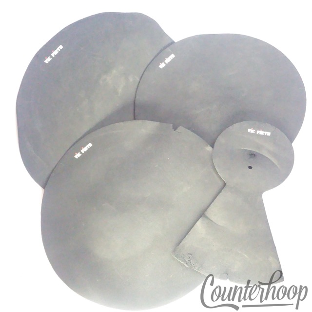 Vic Firth Sound Off Drum Silencers Pads 13",16"Toms+14"Snare +Cymbal Mutes Set* — main photograph
