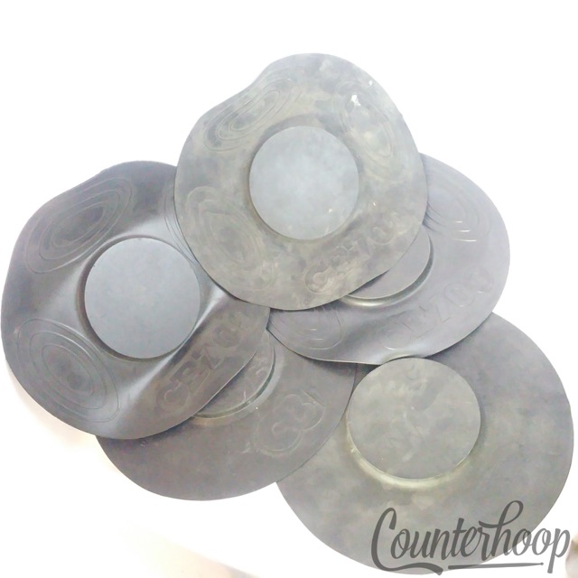 Vacuum Practice Pads 14" Snare Drum Mutes/Silencers/Mufflers CB700 Set of 5* — main photograph