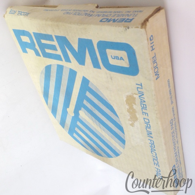 Remo NOS Tunable Practice Drum Pad In OG Box Weather King Made In USA Model RT8 — main photograph
