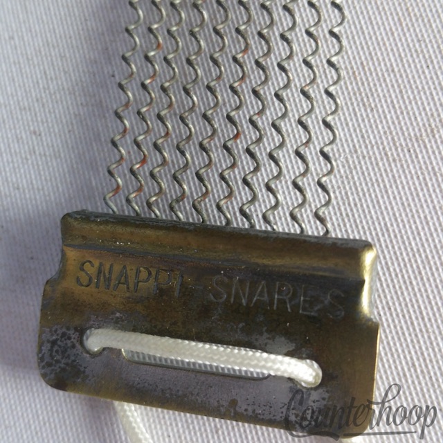 James Snappy "Snappi Snares" 14" 10-Strand Drum Wires Vintage 20s Gold End Tab* — main photograph