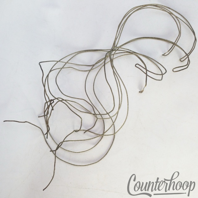 Ludwig 15" 10-Strand Snare Drum Coiled Metal over Cloth Wires Vintage 20s USA* — main photograph