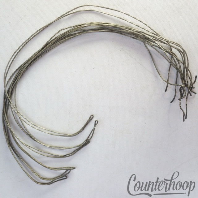 Ludwig 14"12-Strand Snare Drum Coiled Metal/Cloth 18"Wires Vintage 1920 Marching — main photograph