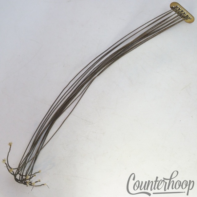 Gretsch 15"12-Strands Snare Drum Coiled Metal/Cloth Wires+Leather Butt Plate USA — main photograph