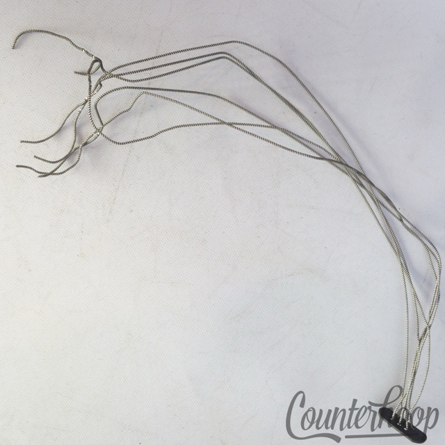 Ludwig 12" 6-Strands Snare Drum Coiled Silk Wound Wires +Leather Butt Plate USA — main photograph