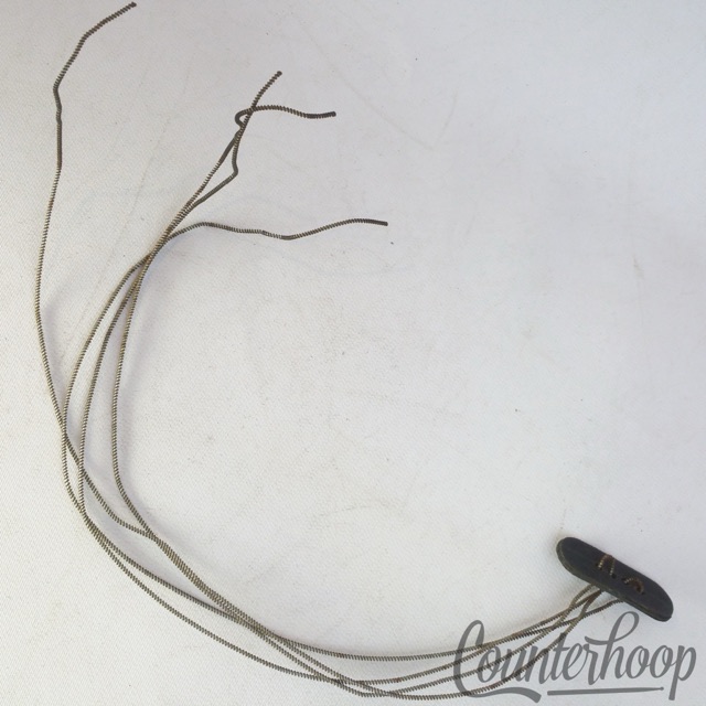 Ludwig 12" 4-Strand Snare Drum Coiled Metal/Cloth Wires+Leather Butt Plate USA* — main photograph