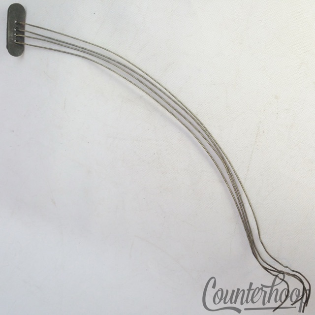 Slingerland 12" 4-Strand Snare Drum Coiled Metal/Cloth Wires+Leather Butt Plate — main photograph