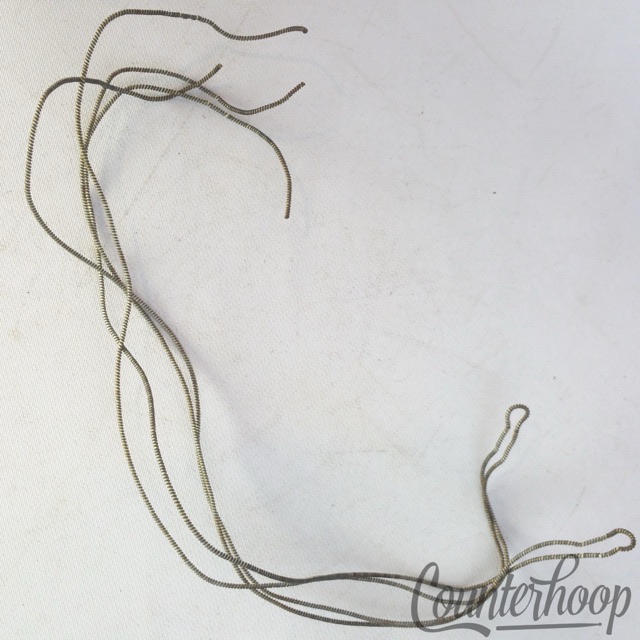 Early American 11"4-Strands Snare Drum Coiled Metal over Cloth Wires Vintage 10s — main photograph