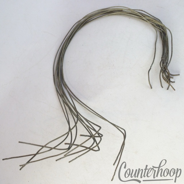 Leedy 13"11-Strands Snare Drum Coiled Silk Wound Wires Coils Vintage10s Marching — main photograph