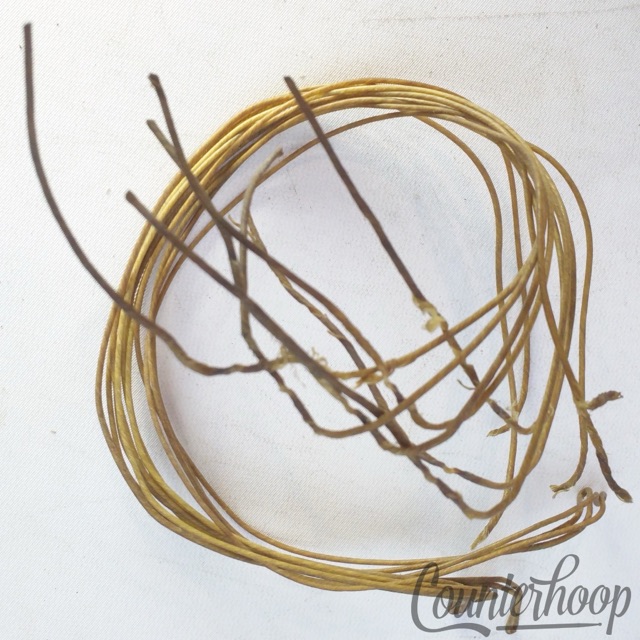 Ludwig 14" Catgut(Sheep)Natural Snare Drum Wires/12x Strands Vintage 10s Cat Gut — main photograph