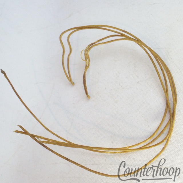Ludwig Catgut(Sheep)Natural 12" Snare Drum Wires/4x Strands Vintage 10s Cat Gut — main photograph