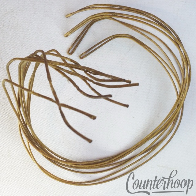 Leedy Catgut(Sheep)Natural 14"Snare Drum Wires/8x 19"Strands Vintage 10s Cat Gut — main photograph