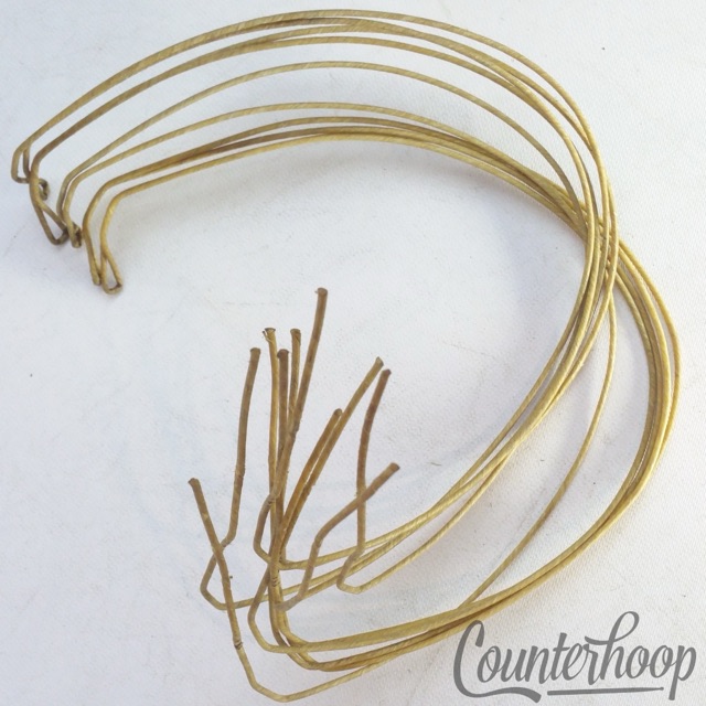 Leedy Catgut(Sheep)Natural 14"Snare Drum Wires/10x 19"Strands Vintage10s Cat Gut — main photograph