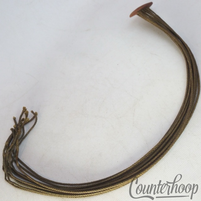Gretsch Braided Linen 14"Snare Drum Wires/12x Strands Vintage 30s Leather Butt — main photograph