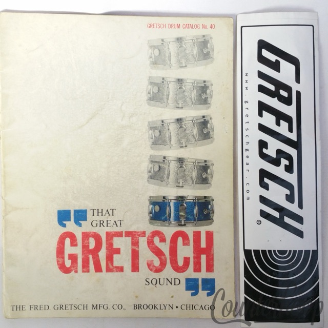 Gretsch Catalog 40 1961 Progressive Jazz Renown K Zildjian Anniversary/Starlight — main photograph