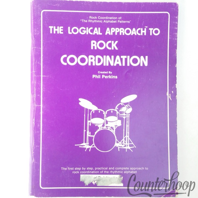 Perkins-Logical Approach to Rock Coordination Drum Instructional Book Drumming — main photograph
