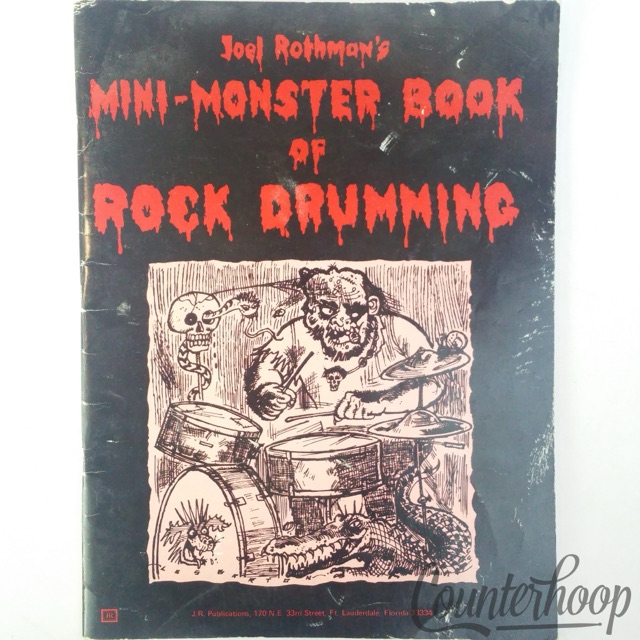 Joel Rothman's Mini-Monster Book of Rock Drumming Instructional Drum Drummer — main photograph