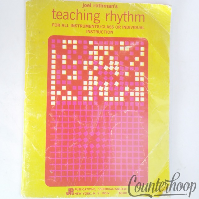 Joel Rothman's Teaching Rhythm-For All Instruments/Class Individual Instruction — main photograph