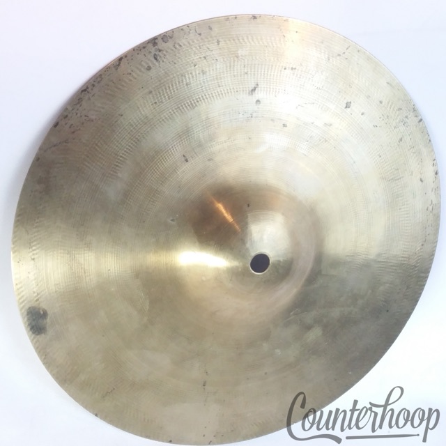 Ufip 11" 330g Crash/Splash Cymbal Vintage 60s B20 "Made In Italy" Paper-Thin — main photograph