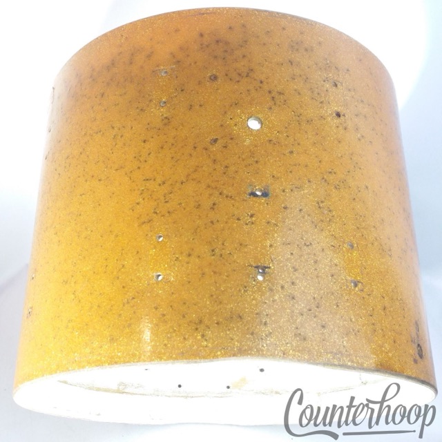 Leedy & Ludwig 15x12" Snare Drum Shell Gold Sparkle 3-Ply Marching Vintage 40s* — main photograph