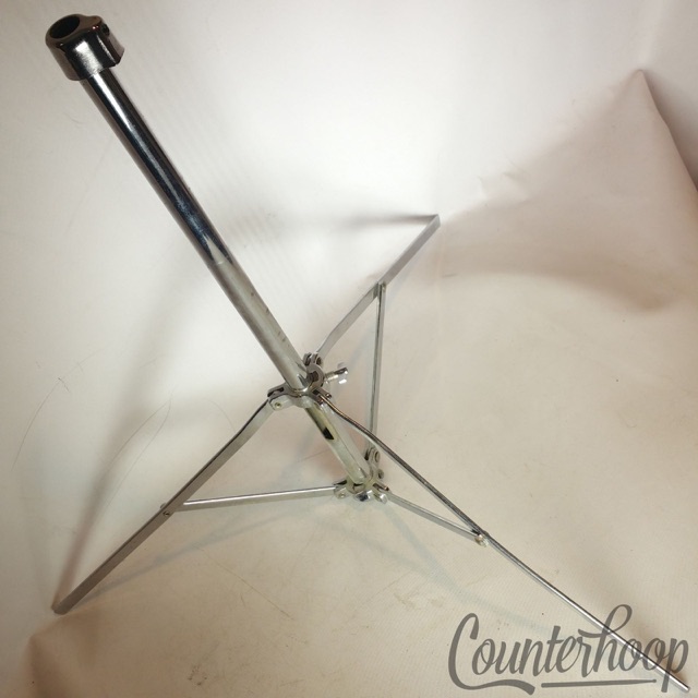 Pearl Hi-Hat Stand Tripod Base Part Vintage 60s Chrome Cymbals Single-Braced* — main photograph