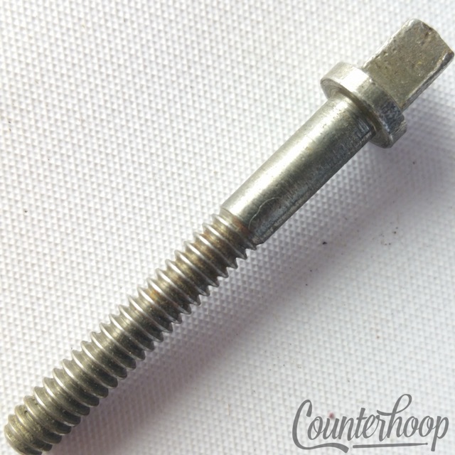 Leedy Thin Tension T-Rod 1 1/2"Snare Drum/Tom Nickel X-Box Lug Under-Sized 10s* — main photograph