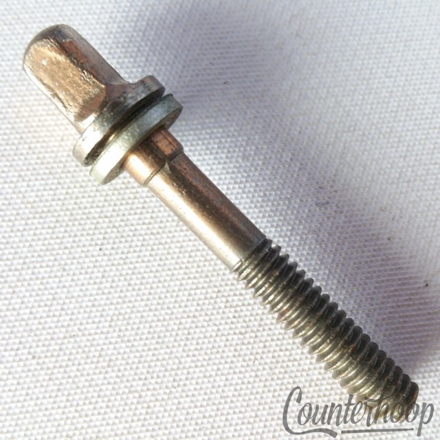Ludwig/Leedy 1 3/8"Tensioner Snare/Tom T-Rod Drum Nickel Plating Vintage 50s USA — main photograph