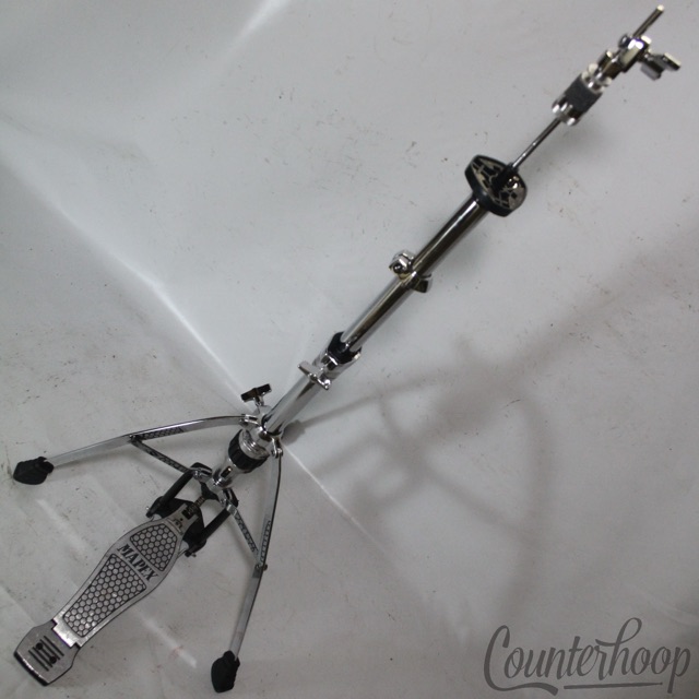 Mapex Hi-Hat Cymbal Stand Chrome Single-Brace Tripod Foot Pedal +Clutch — main photograph