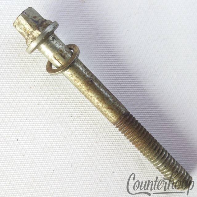 Slingerland 1x 2 1/8"T-Rod Radio King Snare Drum Tensioner Tom Nickel Plating40s — main photograph