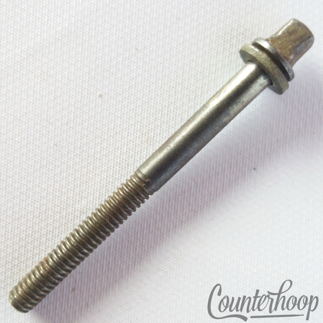Slingerland 1x 2 3/8"T-Rod Radio King Snare Drum Tensioner Tom Nickel Vintage40s — main photograph