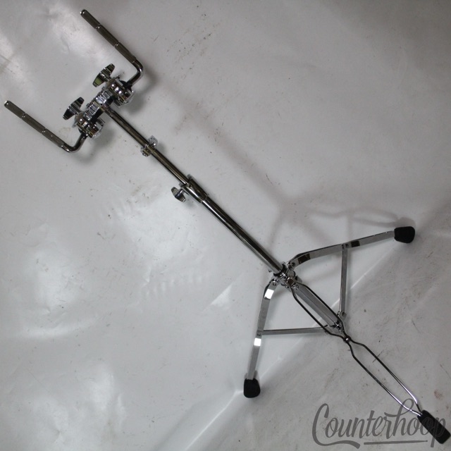 DW-CP3900 Light Weight Double-Braced Dual Tom Drum Stand+Auxiliary Clamp Chrome — main photograph