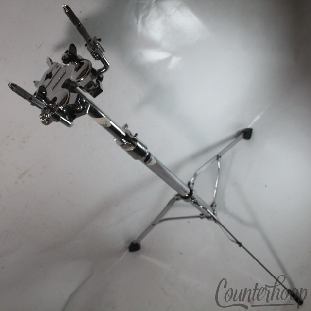 Ludwig Double Tom Drum Stand Black/White Rocker Sticker Tripod LM442TSR+Auxiliar — main photograph