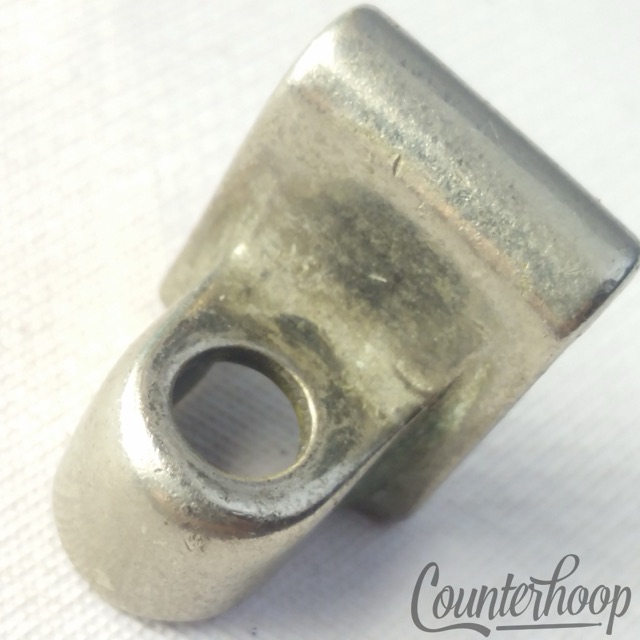 Ludwig Tension T-Rod Clip Single-Flange Rim Floor/Tom/Snare Drum 30s USA Nickel — main photograph