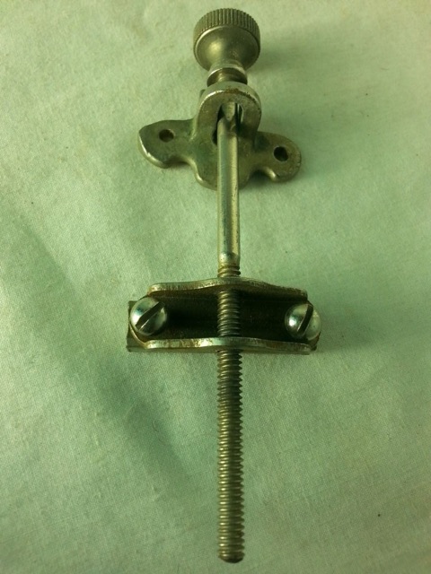 Leedy Ludwig Snare Drum Strainer Tensioner Rim/Hoop-Mount Nickel Vintage 10s-20s — main photograph