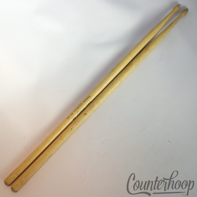Ludwig 2x Drum Sticks Ed Thigpen Model 8A Script Logo Vintage 60s Super Classic — main photograph
