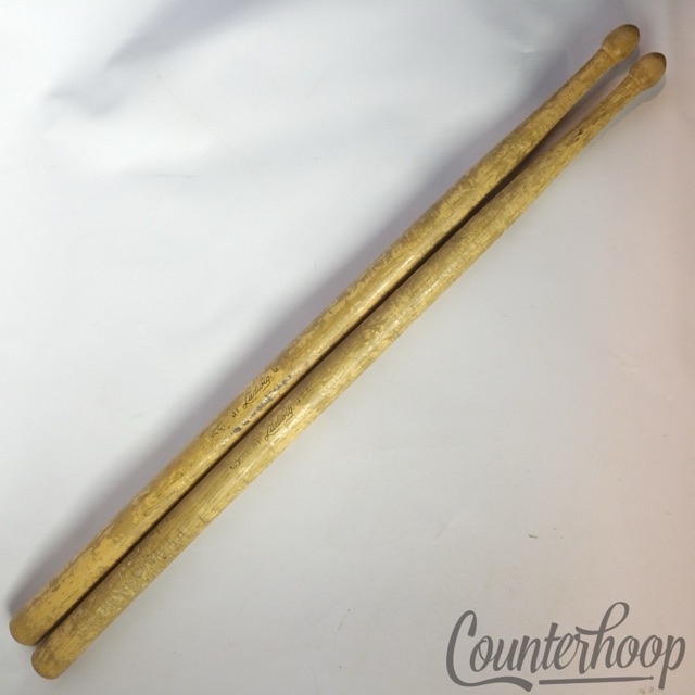 Ludwig Script Logo Drum Sticks Pair 2x Drumsticks Chicago IL USA Vintage 60s — main photograph