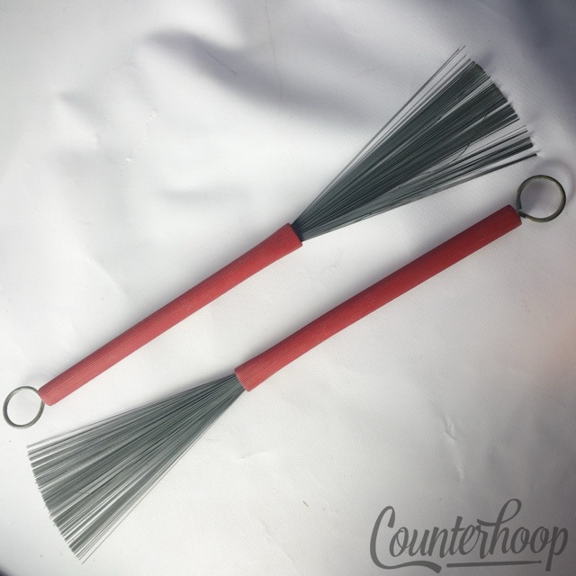 Ludwig/WFL Wire Brushes Jazz Snare Drum Set Sticks Retractable Vintage50s USA — main photograph