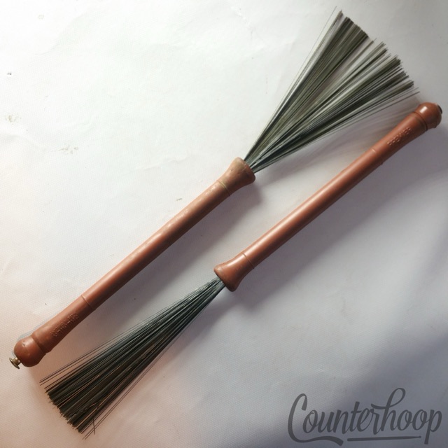 Premier Wire Brushes Jazz Snare Drum Sticks Retractable Made England Elite60s — main photograph