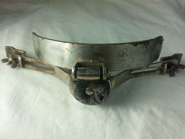 Leedy Marching Snare Drum/Tenor Tom Parade Bracket Tension T-Rod Mount Nickel* — main photograph