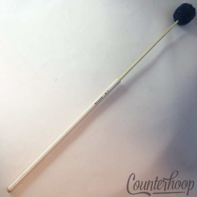 Musser M7 Mallet-Two Step Fiberglass Handle for Marimba Blue Yarn Head — main photograph