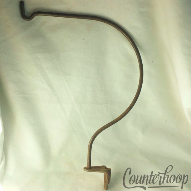 Leedy Triangle Holder Clamp-On Bass Drum Hoop Mount Nickel Vintage 20s USA Part — main photograph