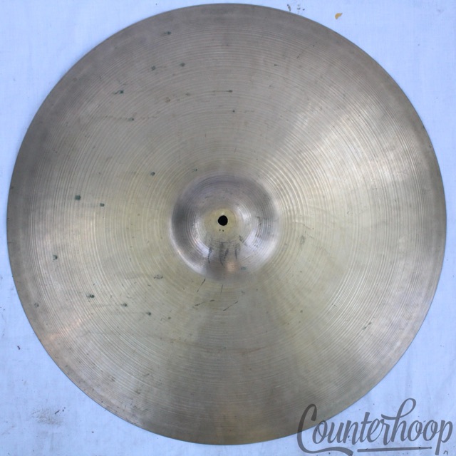 Zildjian 22"50s Thin Ride Cymbal 2746g Avedis B20 A Original Patina Jazz Vintage — main photograph