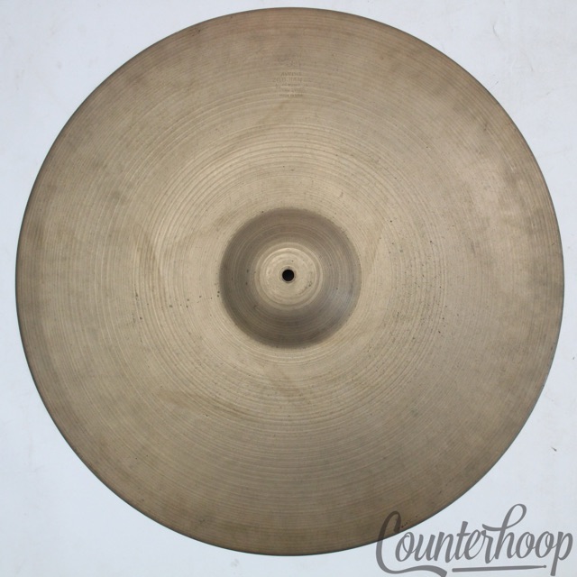 Zildjian 22"50s Thin Ride Cymbal 2746g Avedis B20 A Original Patina Jazz Vintage — main photograph