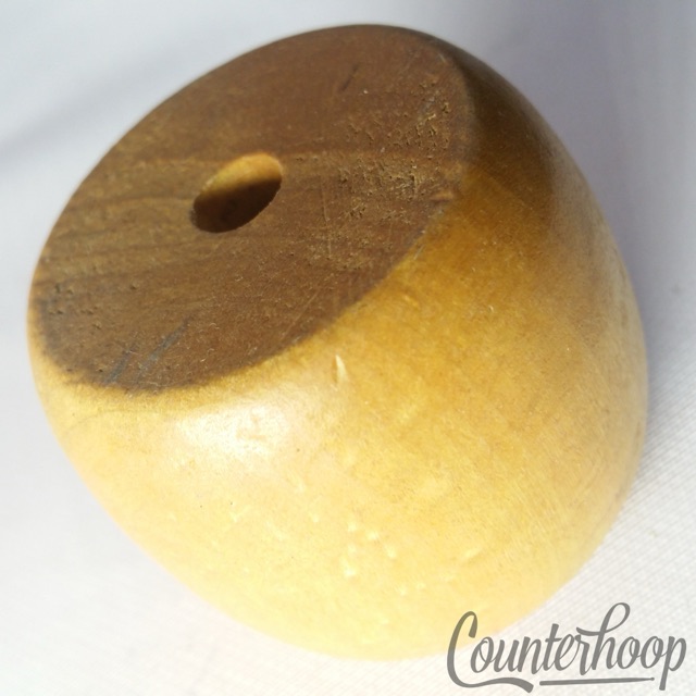 Wooden Bass Drum Pedal Beater Head Part Solid Wood — main photograph