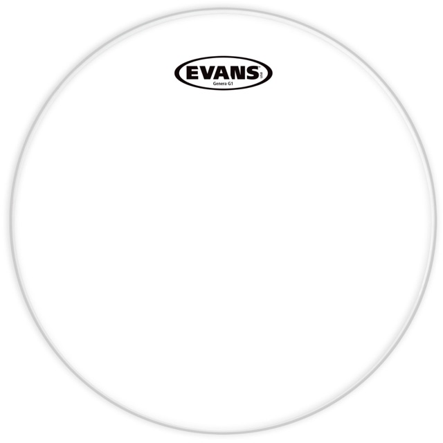 Evans 20" G1 Clear Batter/Resonant Floor Tom/Bass Drum Head USA TT20G1 1-Ply* — main photograph